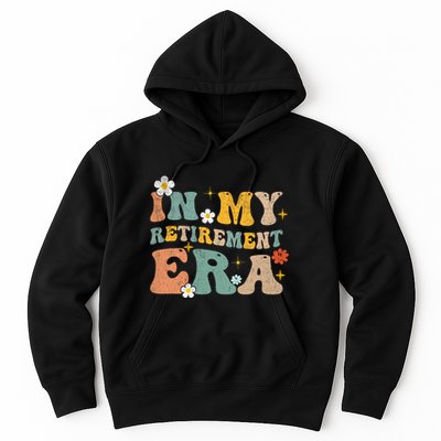 Groovy Retro In My Retiret Era Funny Retired 2025 Hoodie