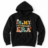 Groovy Retro In My Retiret Era Funny Retired 2025 Hoodie