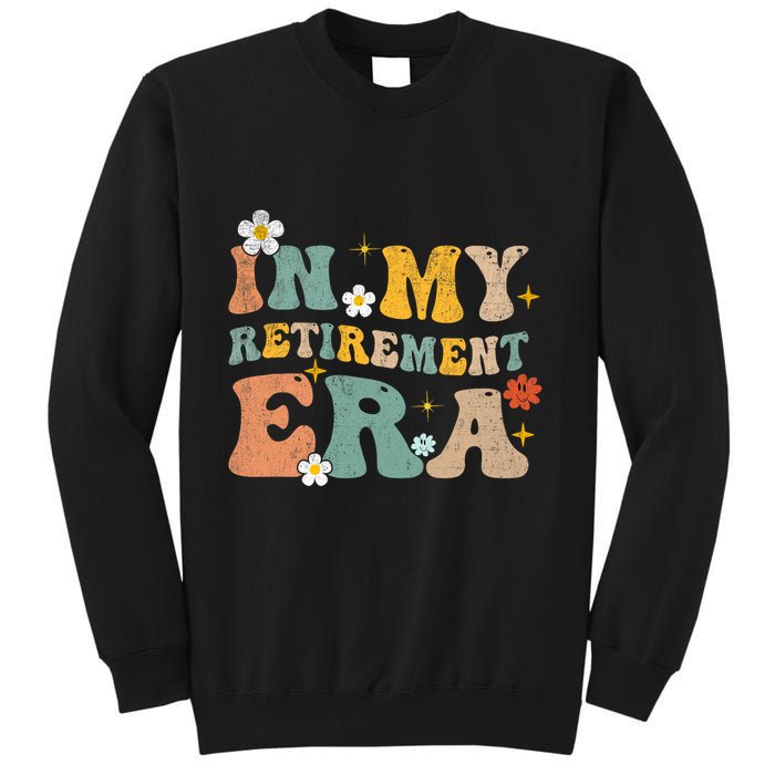 Groovy Retro In My Retiret Era Funny Retired 2025 Sweatshirt