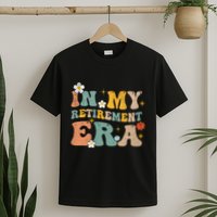 Groovy Retro In My Retiret Era Funny Retired 2025 T-Shirt