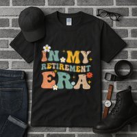 Groovy Retro In My Retiret Era Funny Retired 2025 Tall T-Shirt