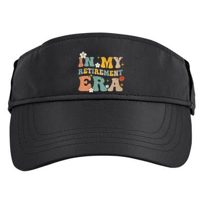 Groovy Retro In My Retiret Era Funny Retired 2025 Adult Drive Performance Visor