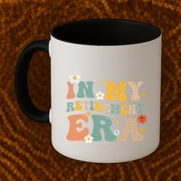 Groovy Retro In My Retiret Era Funny Retired 2025 Mug