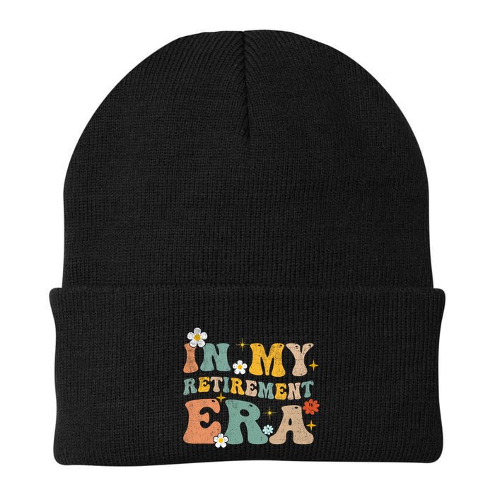 Groovy Retro In My Retiret Era Funny Retired 2025 Beanie