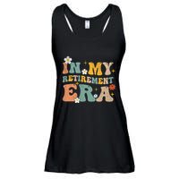 Groovy Retro In My Retiret Era Funny Retired 2025 Ladies Essential Flowy Tank