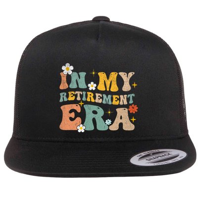 Groovy Retro In My Retiret Era Funny Retired 2025 Flatbill Hat