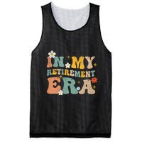 Groovy Retro In My Retiret Era Funny Retired 2025 Mesh Reversible Basketball Jersey Tank