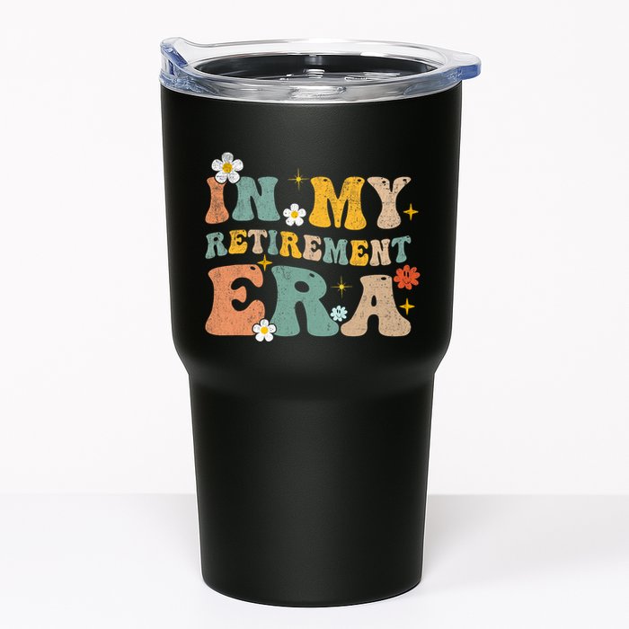 Groovy Retro In My Retiret Era Funny Retired 2025 Tumbler