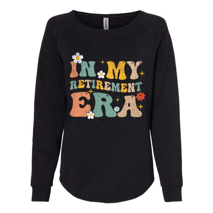 Groovy Retro In My Retiret Era Funny Retired 2025 Womens California Wash Sweatshirt