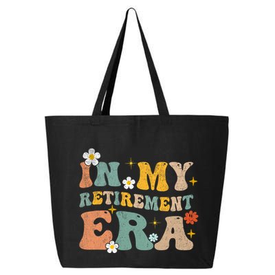 Groovy Retro In My Retiret Era Funny Retired 2025 25L Jumbo Tote