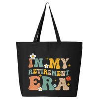 Groovy Retro In My Retiret Era Funny Retired 2025 25L Jumbo Tote