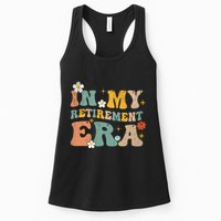 Groovy Retro In My Retiret Era Funny Retired 2025 Womens Tank Top