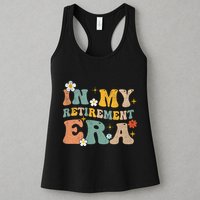Groovy Retro In My Retiret Era Funny Retired 2025 Womens Tank Top
