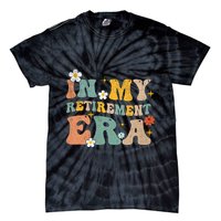 Groovy Retro In My Retiret Era Funny Retired 2025 Tie-Dye T-Shirt