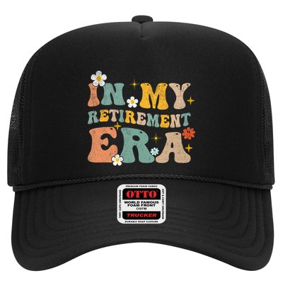 Groovy Retro In My Retiret Era Funny Retired 2025 Trucker Hat