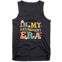 Groovy Retro In My Retiret Era Funny Retired 2025 Tank Top
