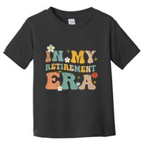 Groovy Retro In My Retiret Era Funny Retired 2025 Toddler T-Shirt