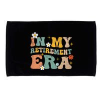Groovy Retro In My Retiret Era Funny Retired 2025 Microfiber Hand Towel