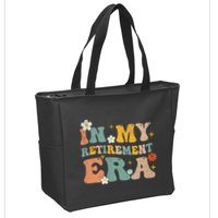 Groovy Retro In My Retiret Era Funny Retired 2025 Zip Tote Bag