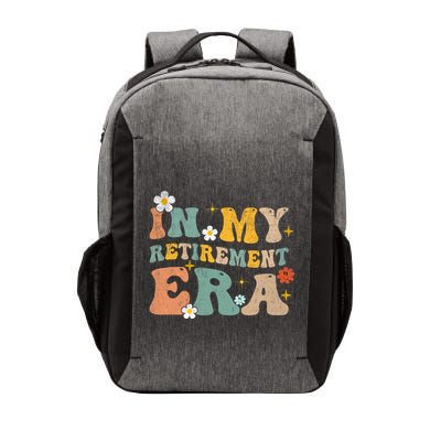 Groovy Retro In My Retiret Era Funny Retired 2025 Vector Backpack