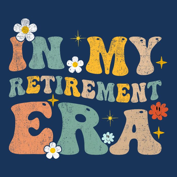 Groovy Retro In My Retiret Era Funny Retired 2025 Infant Baby Jersey Bodysuit