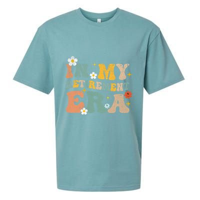 Groovy Retro In My Retiret Era Funny Retired 2025 Sueded Cloud Jersey T-Shirt