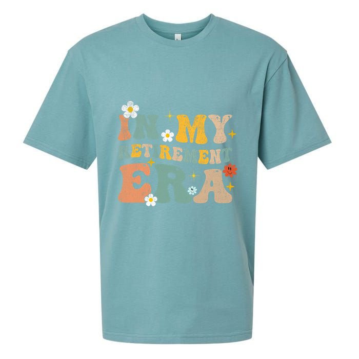 Groovy Retro In My Retiret Era Funny Retired 2025 Sueded Cloud Jersey T-Shirt