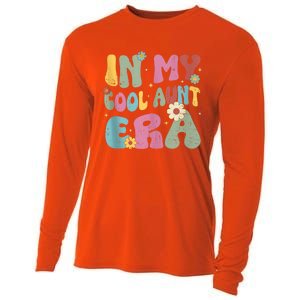 Groovy Retro In My Cool Aunt Era Shirt Cool Gifts For Auntie Tank Top Cooling Performance Long Sleeve Crew