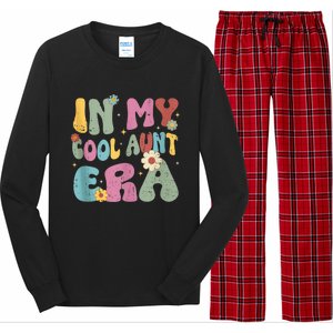 Groovy Retro In My Cool Aunt Era Shirt Cool Gifts For Auntie Tank Top Long Sleeve Pajama Set