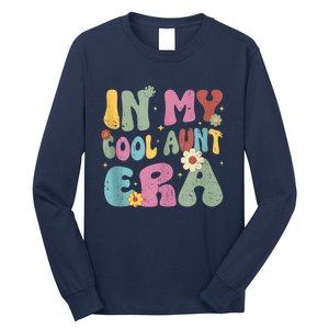 Groovy Retro In My Cool Aunt Era Shirt Cool Gifts For Auntie Tank Top Long Sleeve Shirt