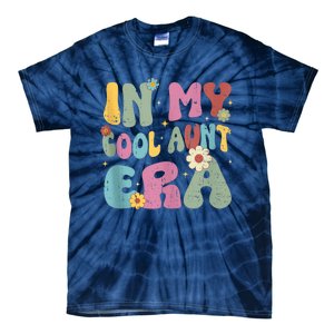 Groovy Retro In My Cool Aunt Era Shirt Cool Gifts For Auntie Tank Top Tie-Dye T-Shirt