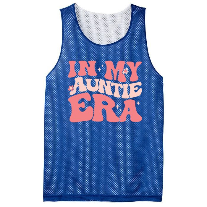 Groovy Retro In My Auntie Era Meaningful Gift Funny Gift Untie Great Gift Mesh Reversible Basketball Jersey Tank