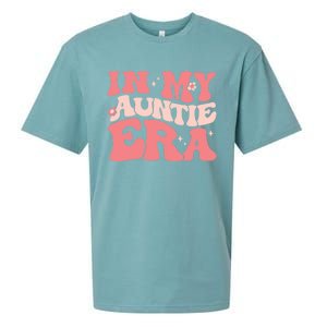 Groovy Retro In My Auntie Era Meaningful Gift Funny Gift Untie Great Gift Sueded Cloud Jersey T-Shirt