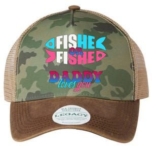 Gender Reveal Ideas Fishe Or Fishe Daddy Loves You Fishing Legacy Tie Dye Trucker Hat