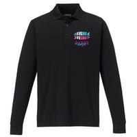 Gender Reveal Ideas Fishe Or Fishe Daddy Loves You Fishing Performance Long Sleeve Polo