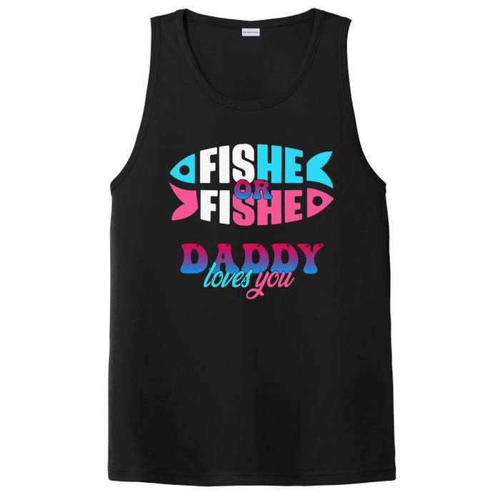 Gender Reveal Ideas Fishe Or Fishe Daddy Loves You Fishing PosiCharge Competitor Tank