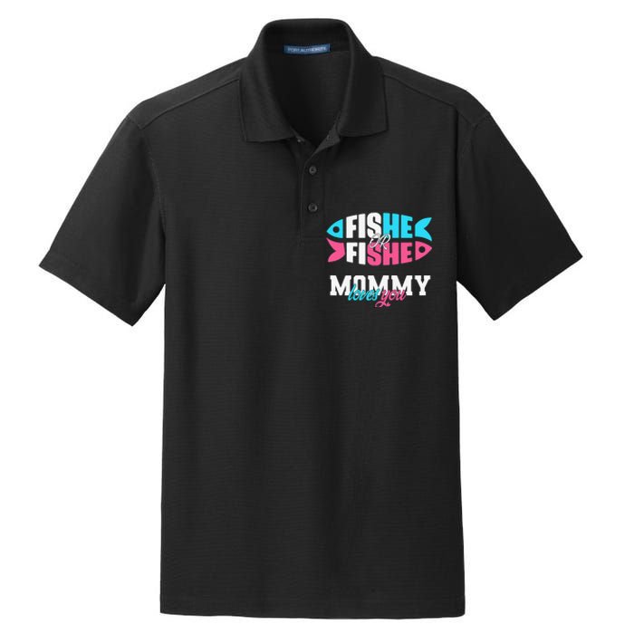 Gender Reveal Ideas Fishe Or Fishe Mommy Loves You Fishing Dry Zone Grid Polo