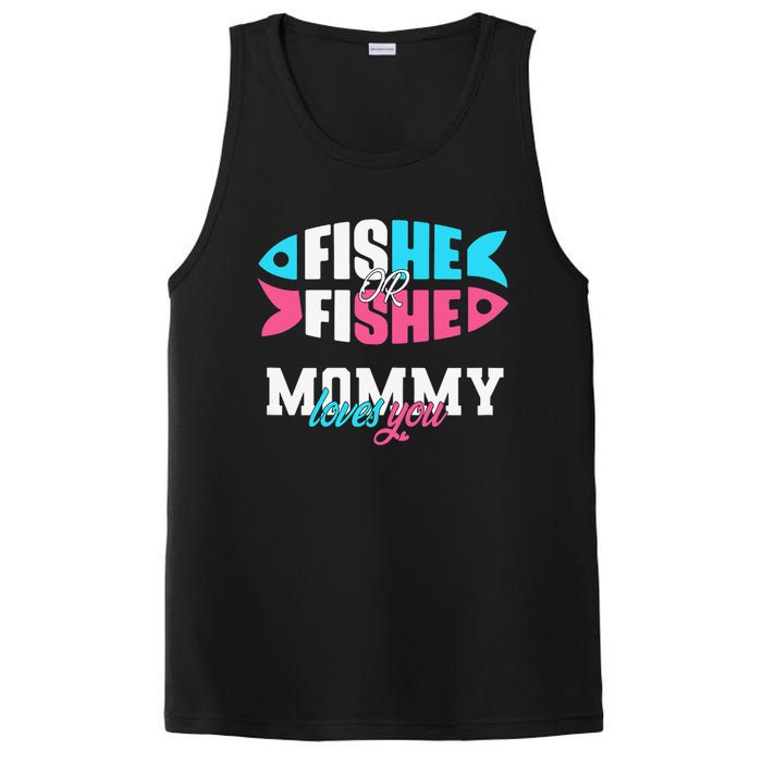 Gender Reveal Ideas Fishe Or Fishe Mommy Loves You Fishing PosiCharge Competitor Tank