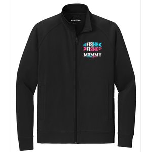 Gender Reveal Ideas Fishe Or Fishe Mommy Loves You Fishing Stretch Full-Zip Cadet Jacket