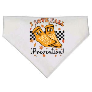 Groovy Retro I Love Fall Prevention Fall Physical Therapy USA-Made Doggie Bandana