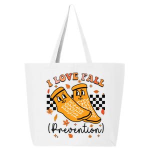 Groovy Retro I Love Fall Prevention Fall Physical Therapy 25L Jumbo Tote