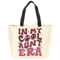 Groovy Retro In My Cool Aunt Era Cool Gifts For Auntie Zip Tote Bag