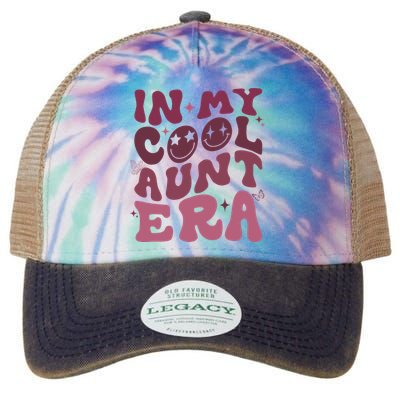 Groovy Retro In My Cool Aunt Era Cool Gifts For Auntie Legacy Tie Dye Trucker Hat