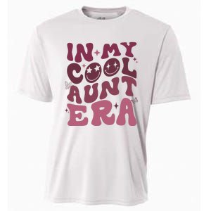 Groovy Retro In My Cool Aunt Era Cool Gifts For Auntie Cooling Performance Crew T-Shirt