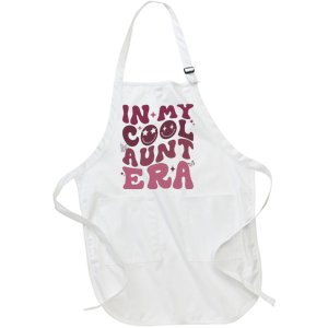 Groovy Retro In My Cool Aunt Era Cool Gifts For Auntie Full-Length Apron With Pockets