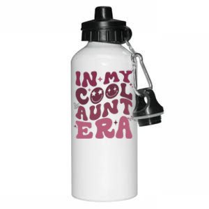 Groovy Retro In My Cool Aunt Era Cool Gifts For Auntie Aluminum Water Bottle