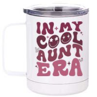 Groovy Retro In My Cool Aunt Era Cool Gifts For Auntie 12 oz Stainless Steel Tumbler Cup