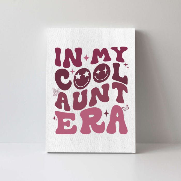 Groovy Retro In My Cool Aunt Era Cool Gifts For Auntie Canvas