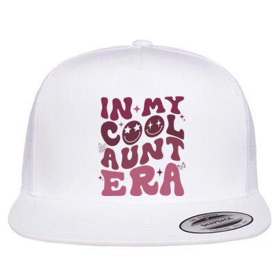 Groovy Retro In My Cool Aunt Era Cool Gifts For Auntie Flat Bill Trucker Hat