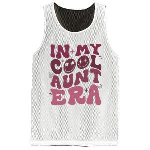 Groovy Retro In My Cool Aunt Era Cool Gifts For Auntie Mesh Reversible Basketball Jersey Tank